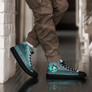 Plymouth Shock Men’s high top canvas shoes