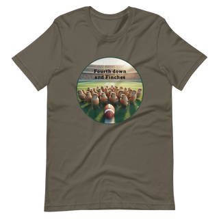 Plymouth Shock "Fourth Down and Finches" Unisex t-shirt