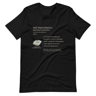 Plymouth Shock "Self-Deprockation" Unisex t-shirt