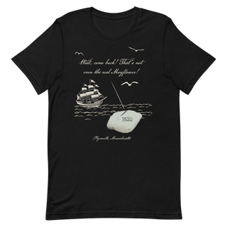 Plymouth Shock "Wait, come back!" Unisex t-shirt