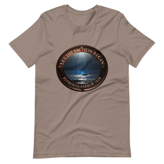 Plymouth Shock "Let the Fiction Begin" Unisex t-shirt