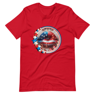 Plymouth Shock "Star-Spangled Kisses" Unisex t-shirt