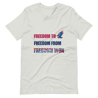 Plymouth Shock "Freedom To, Freedom From, Freedom Won" Unisex t-shirt