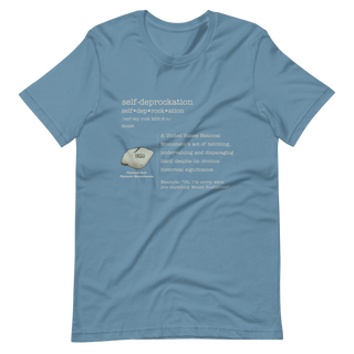 Plymouth Shock "Self-Deprockation" Unisex t-shirt