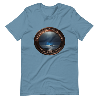 Plymouth Shock "Let the Fiction Begin" Unisex t-shirt