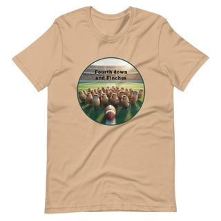 Plymouth Shock "Fourth Down and Finches" Unisex t-shirt