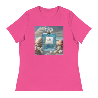 Plymouth Shock "Canal Eau Atlantique" Women's Relaxed T-Shirt