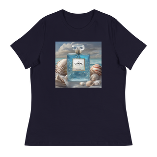 Plymouth Shock "Canal Eau Atlantique" Women's Relaxed T-Shirt
