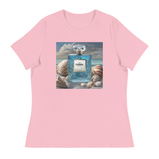 Plymouth Shock "Canal Eau Atlantique" Women's Relaxed T-Shirt
