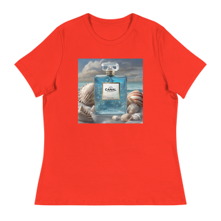 Plymouth Shock "Canal Eau Atlantique" Women's Relaxed T-Shirt