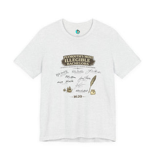 Plymouth Shock  "Plymouth's Most Illegible Bachelors" Historical Signature Tee (1620)