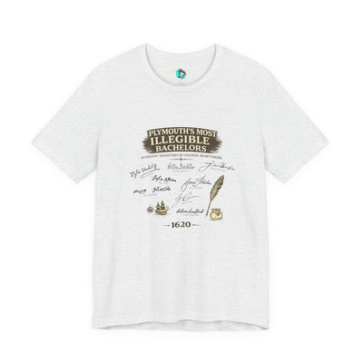 Plymouth Shock  "Plymouth's Most Illegible Bachelors" Historical Signature Tee (1620)