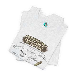 Plymouth Shock  "Plymouth's Most Illegible Bachelors" Historical Signature Tee (1620)