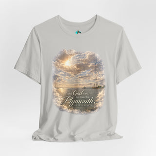 Plymouth Shock "Let there be Plymouth, Massachusetts" Tee