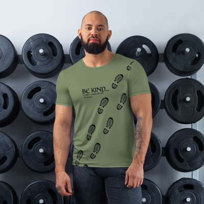Plymouth Shock "Be Kind…of a Jerk"  T-Shirt All-Over Print Men's Athletic T-shirt