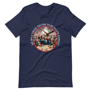 Plymouth Shock "We hold these truths" Unisex t-shirt