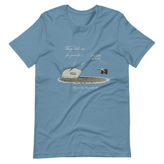 Plymouth Shock "They take me for granite" Unisex t-shirt