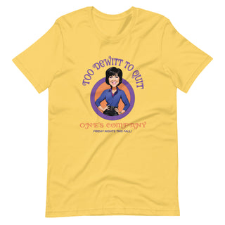 Plymouth Shock - "Too DeWitt to Quit" Unisex t-shirt